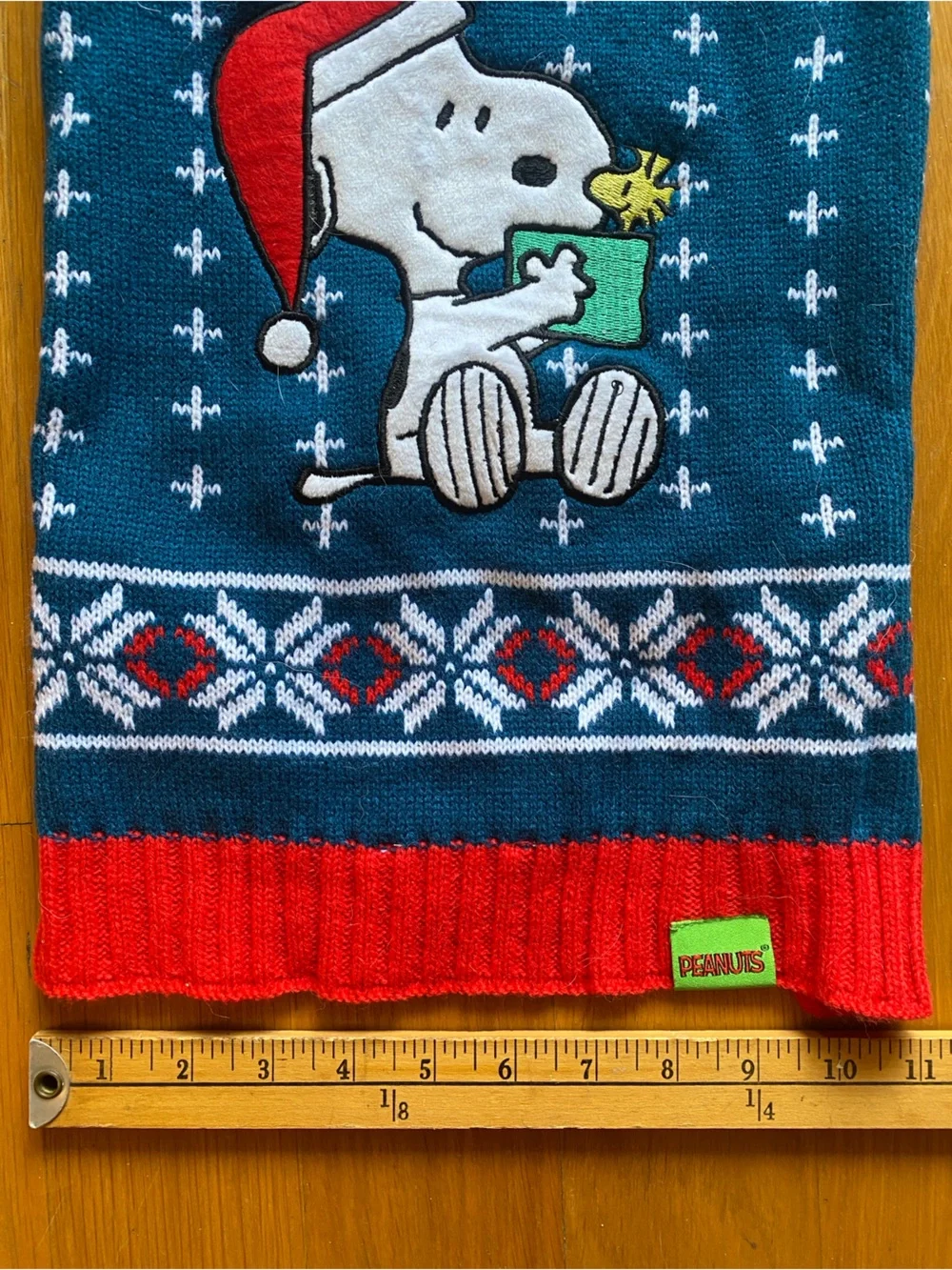 Peanuts worn once